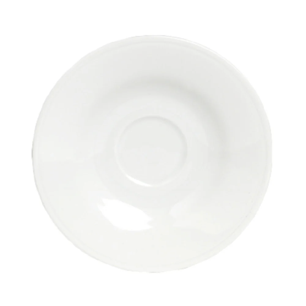 Steelite 6306P775 5.0 Inch Round Saucer Porcelain Cool Blue-White Steelite 6306P775 5.0 Inch Round Saucer Porcelain Cool Blue-White
