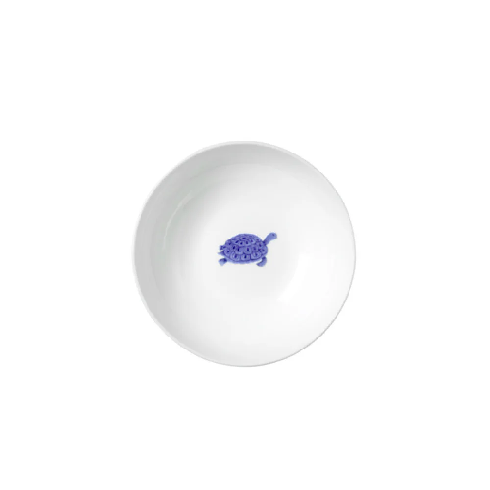 Steelite 82124AND0332 12.375 Oz Sultans Garden Blue Round Bowl Bone China