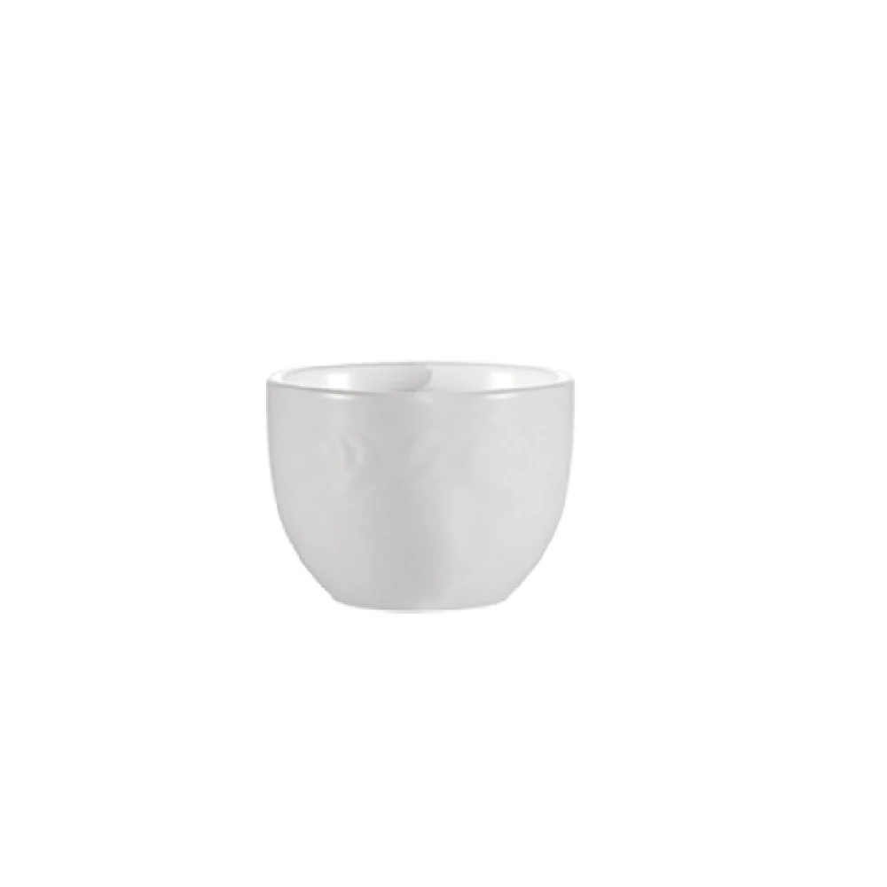 CAC China RSV-45 4-1/2 Oz. Round Porcelain Embossed Tea Cup 3-1/8 Inch CAC China RSV-45 4-1/2 Oz. Round Porcelain Embossed Tea Cup 3-1/8 Inch
