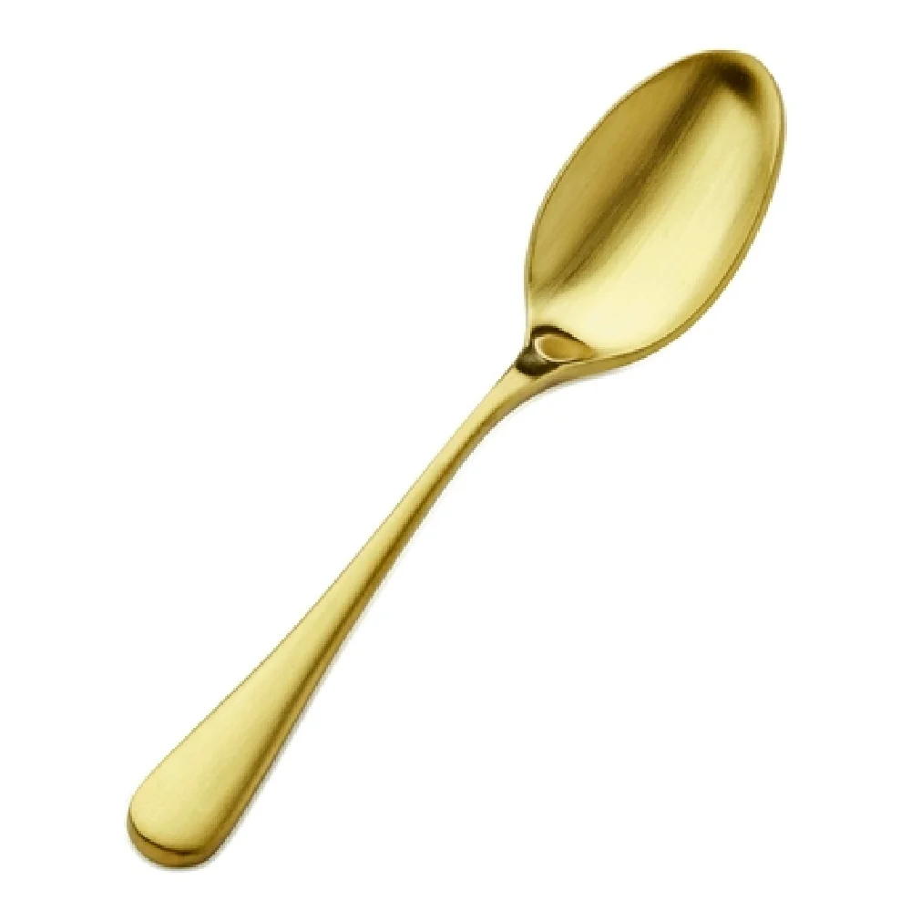 Bon Chef S4100GM 6-3/8 Inch Gold Matte Como Teaspoon 18/10 Stainless Steel