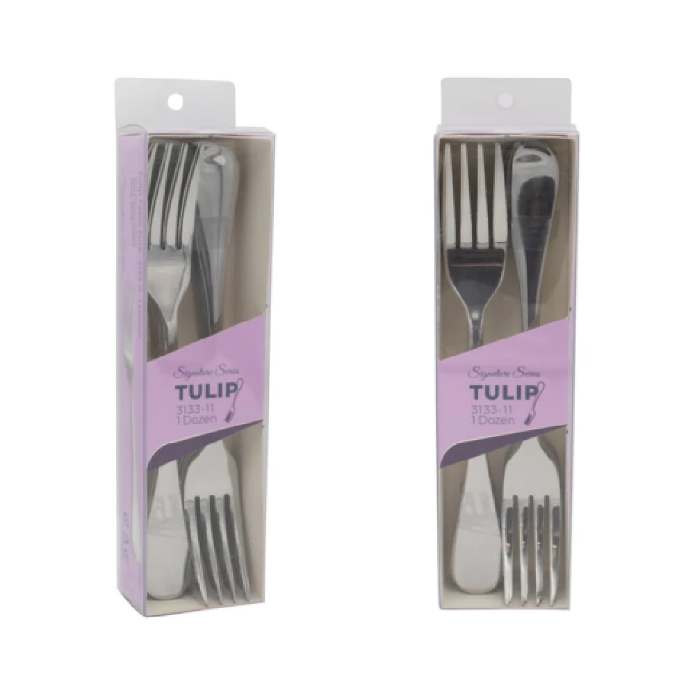 CAC China 3133-11 8-1/4 Inch Length Dinner Fork Heavy Weight 18/0 Stainless Steel