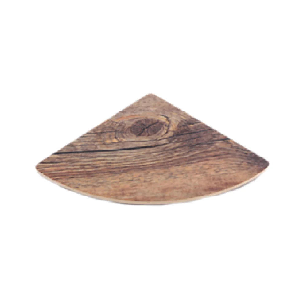 GET Enterprises M57QR-DW 7 Inch Quarter Circle Melamine Meta Riser with Faux Driftwood Finish GET Enterprises M57QR-DW 7 Inch Quarter Circle Melamine Meta Riser with Faux Driftwood Finish