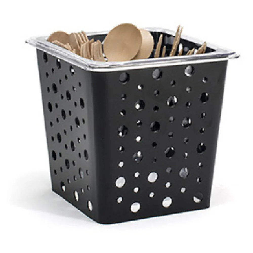 FOH BHO078BKI21 1/6 Size Dots Flatware Divider Set Matte Black Includes One BHO072BKI21 1/6 Size Dots Housing/Pan Set Deep Matte Black FOH BHO078BKI21 1/6 Size Dots Flatware Divider Set Matte Black Includes One BHO072BKI21 1/6 Size Dots Housing/Pan Set Deep Matte Black