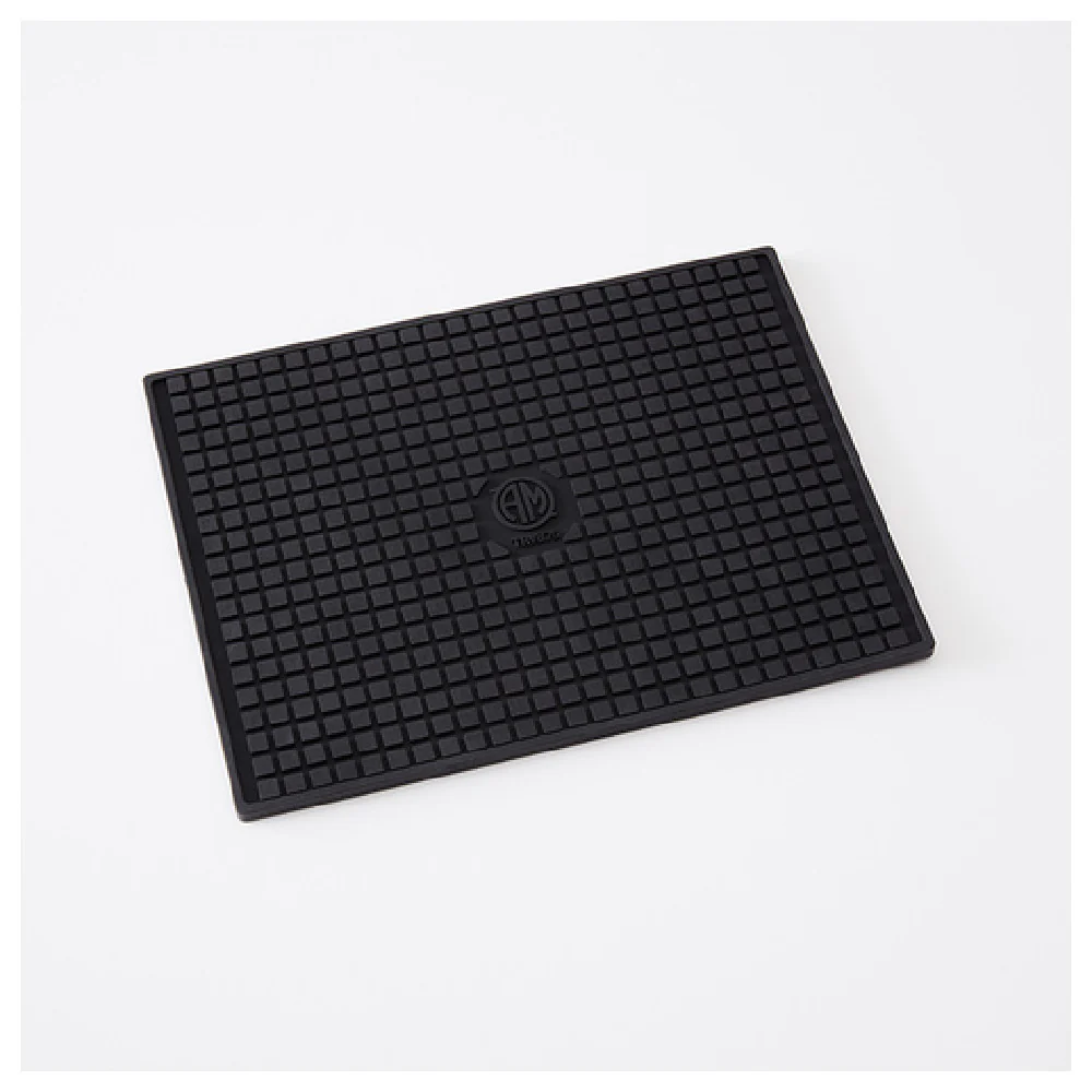 American Metalcraft TRV875 8-3/4 Inch L Silicone Black Trivet for CIG85