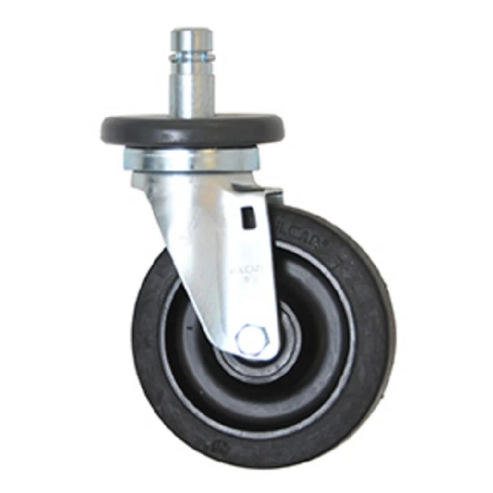 Eagle CSB5-300-X 5 Inch Stem Caster with Brake Resilient Tread 300 lb Capacity Eagle CSB5-300-X 5 Inch Stem Caster with Brake Resilient Tread 300 lb Capacity