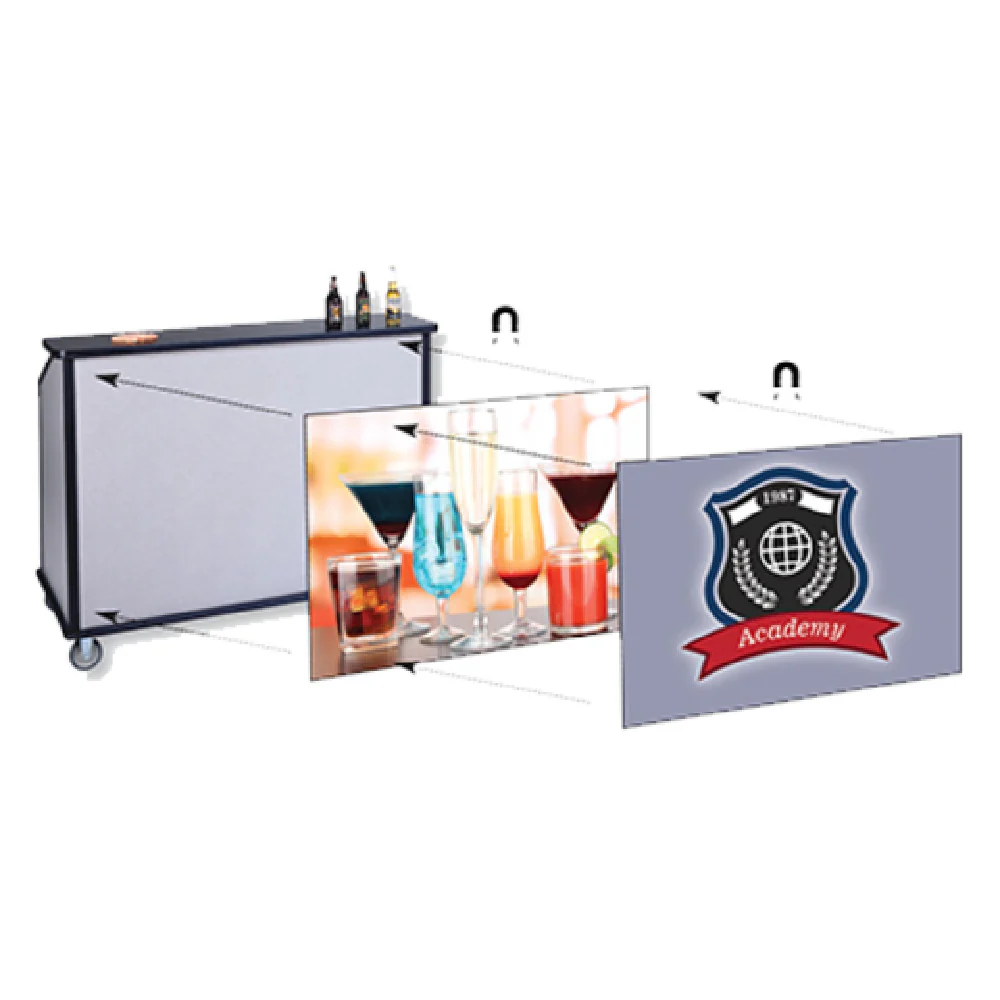 Geneva MAGNETIC SIGN 2 53 Inch Magnetic Signage with Customization Options