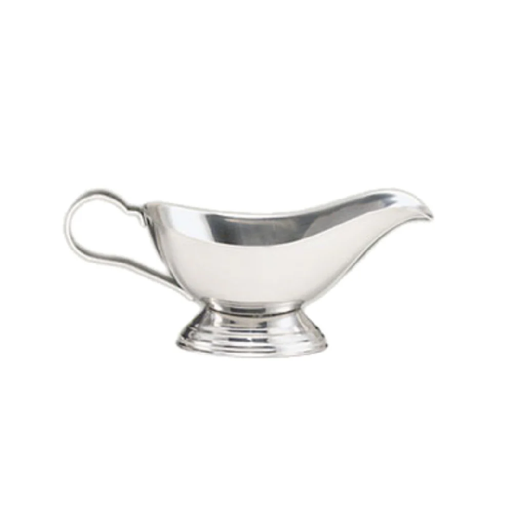 Libbey CT-126 4 Oz Gravy Sauce Boat 18/8 Stainless Steel with Belle Collection Libbey CT-126 4 Oz Gravy Sauce Boat 18/8 Stainless Steel with Belle Collection