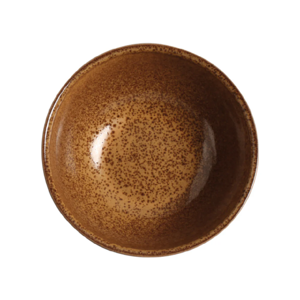 Porto Brasil 1914105801 5.2 Inch Organic Bowl 18.9 Oz Stoneware Dijon