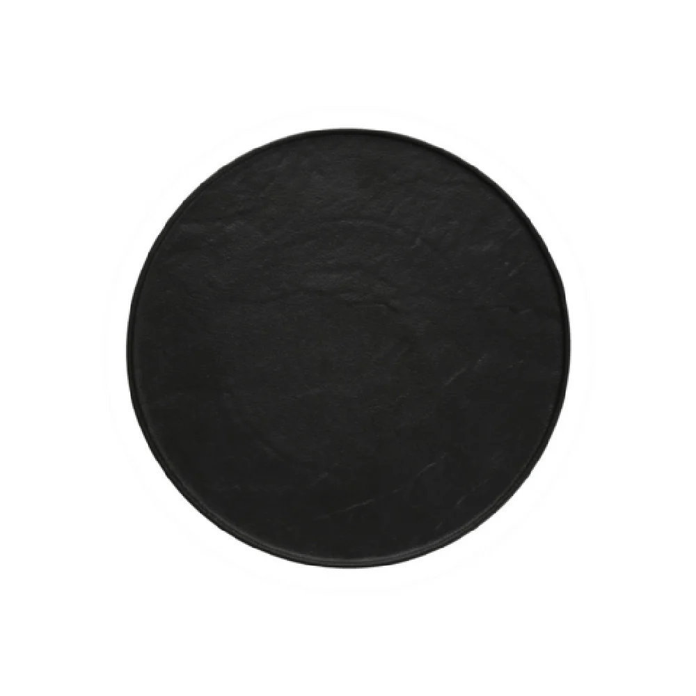 Fortessa 3300.70170BK 13 Inch Round Dishwasher Safe Plate Vitrified China Black