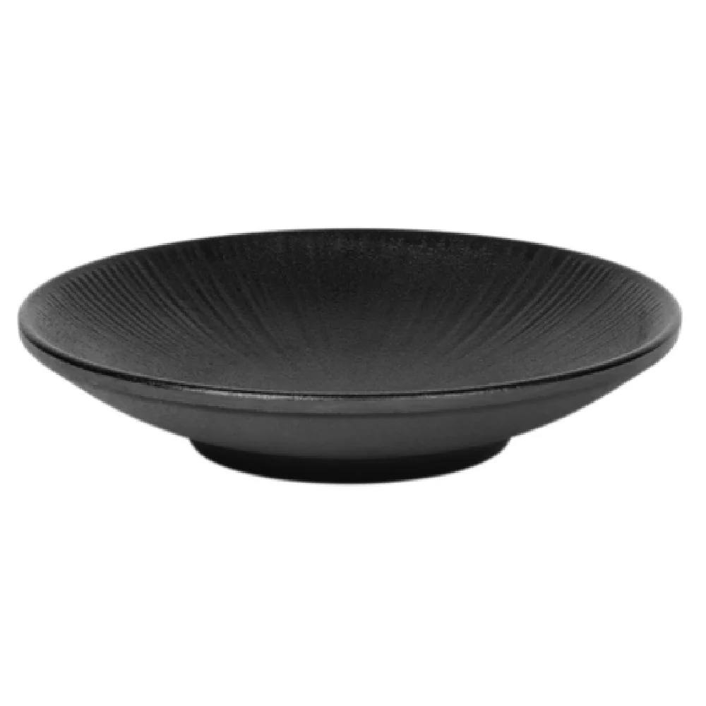 GET Enterprises B379060-B 6 Inch Diameter Round Plastic Plate Black BPA Free GET Enterprises B379060-B 6 Inch Diameter Round Plastic Plate Black BPA Free