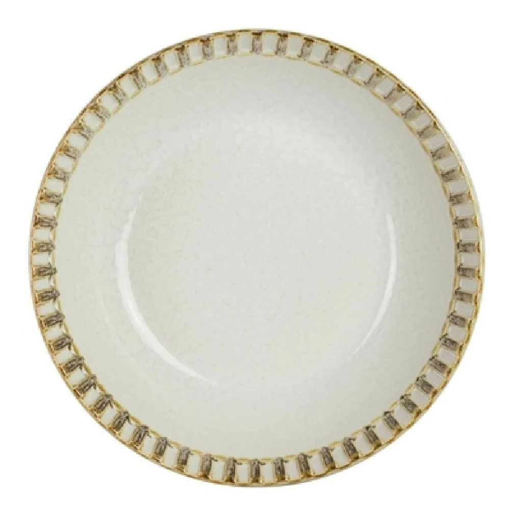 Steelite 6162RG123 1.25 Qt Round Bowl 8.5 Inch Diameter Porcelain Birch