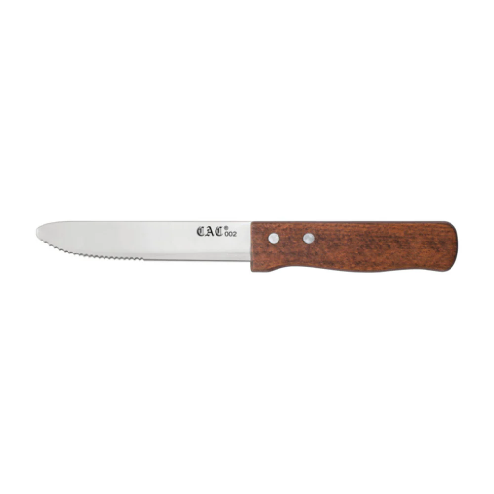 CAC China KWSK-50 5 Inch Blade 5 Inch Handle Jumbo Steak Knife Wood Handle CAC China KWSK-50 5 Inch Blade 5 Inch Handle Jumbo Steak Knife Wood Handle