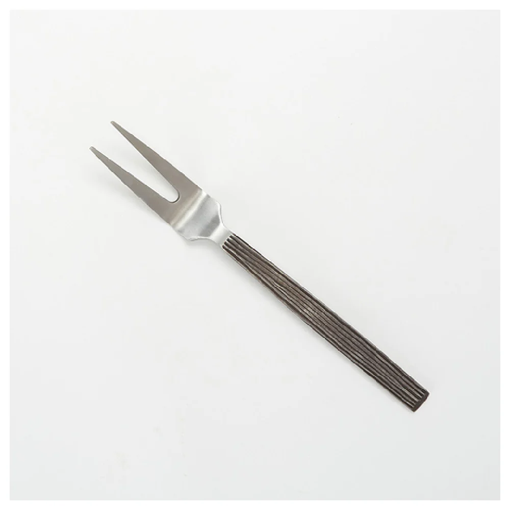American Metalcraft WVAF10 10 Inch Cold Meat Fork wavy aged stainless steel