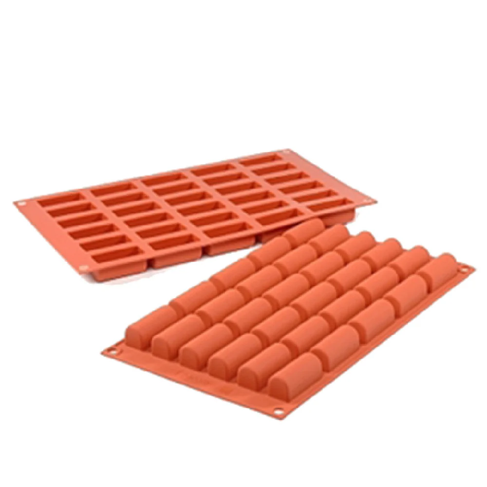 Louis Tellier SF129 12 Inch Silikomart Mold Flexible Mini Bûches Non-Toxic Silicone