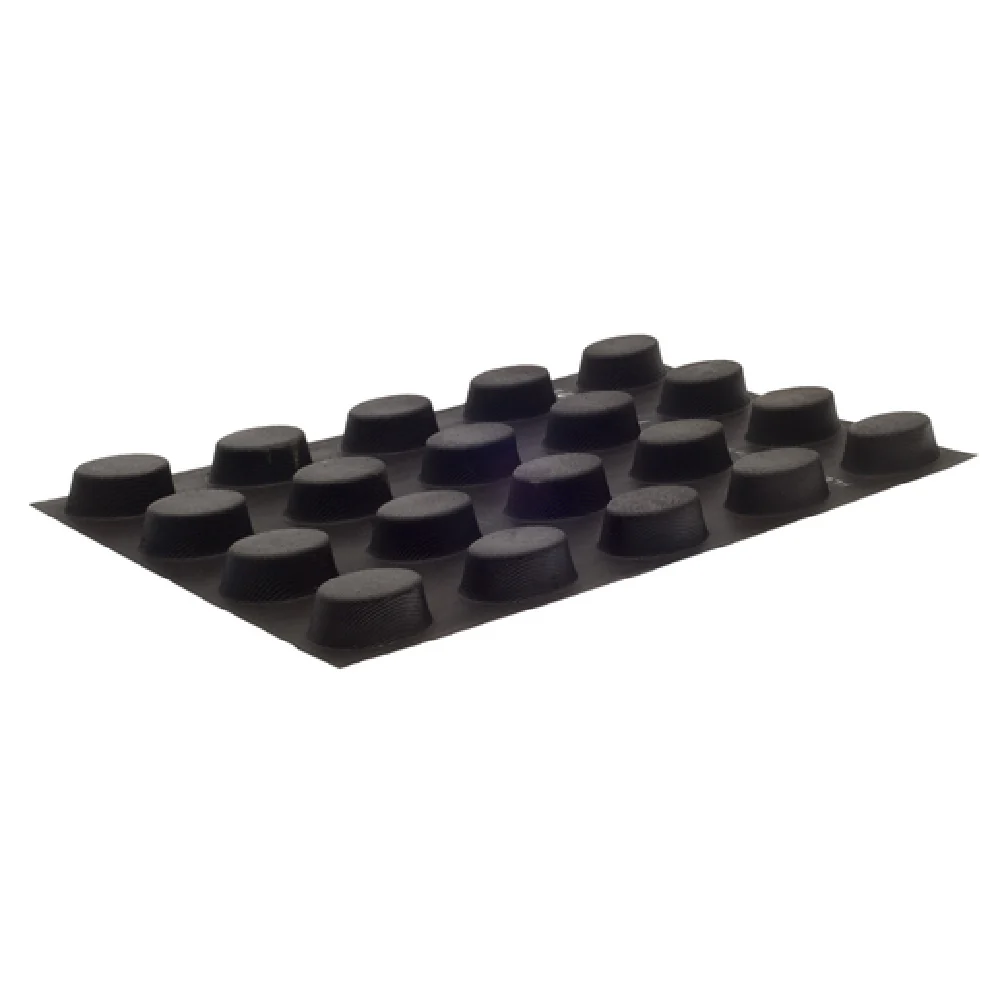 JB Prince M372 F 23 Inch Non-Stick Silicone Pastry Mold with 20 Large Oval