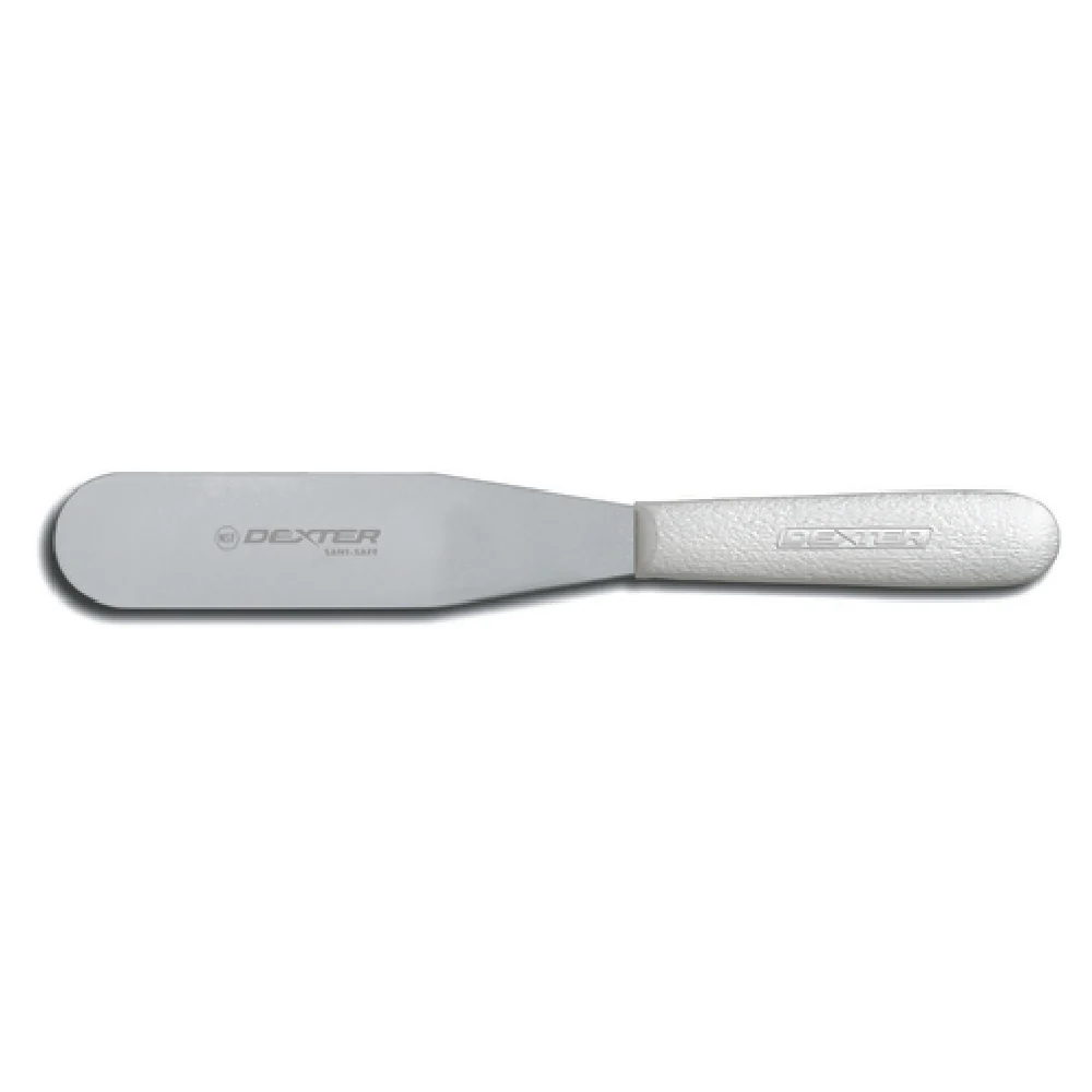 Dexter Russell S284-61/2R-PCP 6-1/2 Inch Frosting Spatula Textured Polypropylene Red Handle Stainless Steel Blade Dexter Russell S284-61/2R-PCP 6-1/2 Inch Frosting Spatula Textured Polypropylene Red Handle Stainless Steel Blade