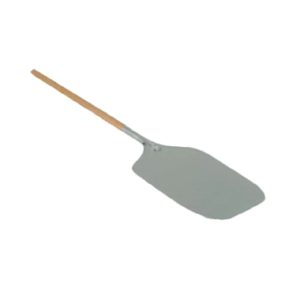 Thunder Group ALWDPP3512 14 Inch Pizza Peel with 35 Inch Wooden Handle Aluminum