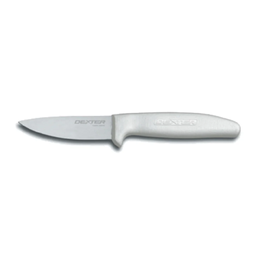 Dexter Russell S151PCP 3-1/2 Inch Blade 3-1/2 Inch Handle Utility Knife High-Carbon Steel White Polypropylene