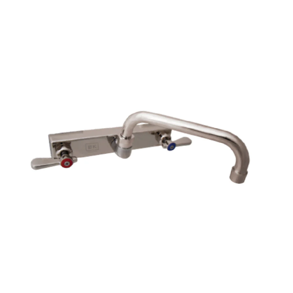 BK Resources EVO-8SM-14 14 Inch Swing Spout Splash-mounted Faucet T304 Stainless Steel BK Resources EVO-8SM-14 14 Inch Swing Spout Splash-mounted Faucet T304 Stainless Steel