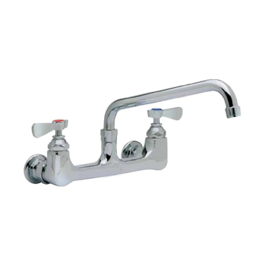 Winholt WS-SFSM-14ST-WH 14 Inch Pre-Rinse Add-on Swing Faucet with Lever Handle Polished Chrome Plated Brass