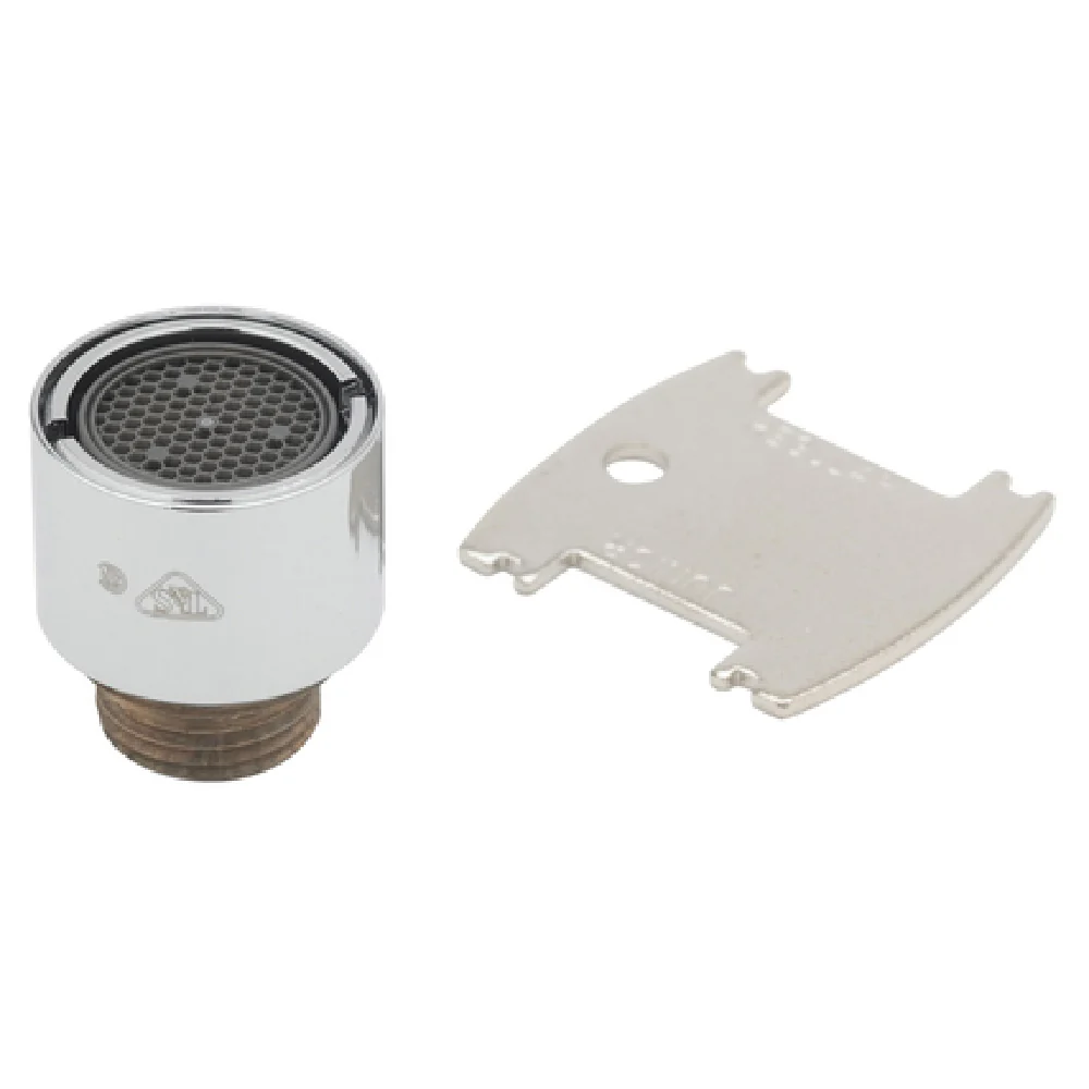 T&S Brass B-0199-21-VRM 2.2 Gpm Laminar Flow Outlet Vandal Resistant Stainless Steel