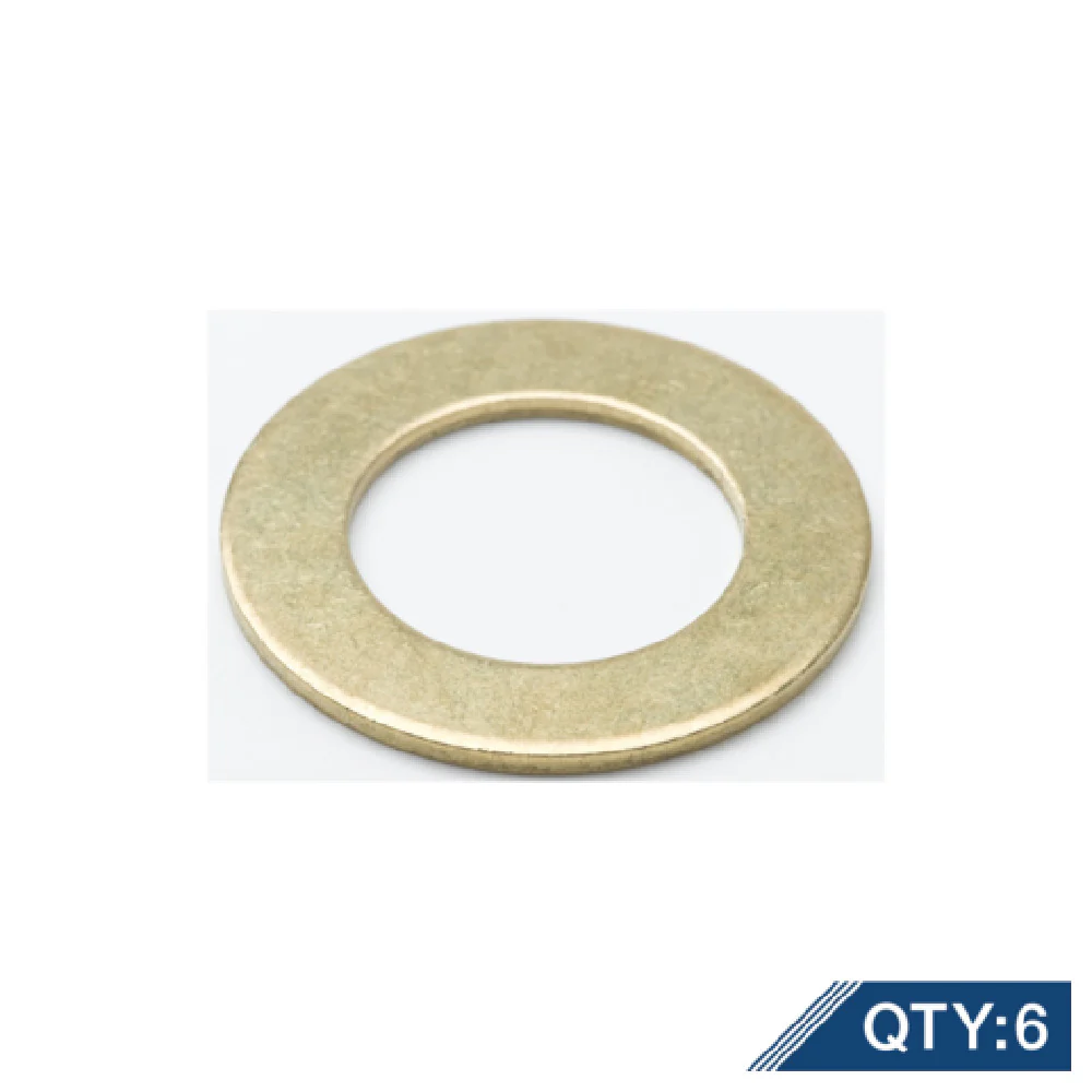 T&S Brass 002290-45M Brass Shank Washers 6 Packs for Commercial Faucet Parts T&S Brass 002290-45M Brass Shank Washers 6 Packs for Commercial Faucet Parts