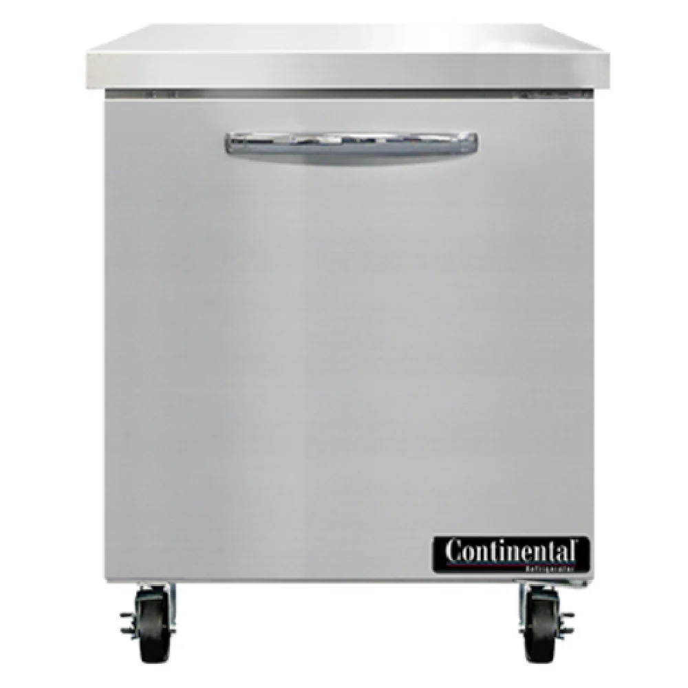 Continental Refrigerator SWF27N 27 Inch 7.4 cu ft Freezer Counter with stainless steel Continental Refrigerator SWF27N 27 Inch 7.4 cu ft Freezer Counter with stainless steel