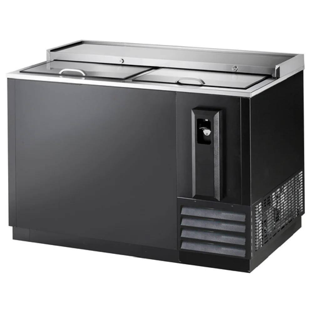 Akita ABC-50 50 Inch Bottle Cooler Side Mounted Refrigeration Stainless Steel Top Akita ABC-50 50 Inch Bottle Cooler Side Mounted Refrigeration Stainless Steel Top