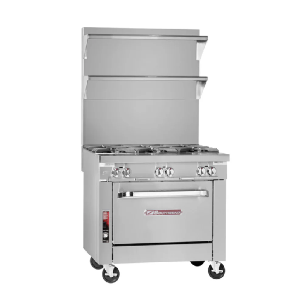 Southbend P12C-H_LP 12 Inch gas Range Heavy Duty Stainless Steel with Uniform Steel Hot Top 32000 BTU
