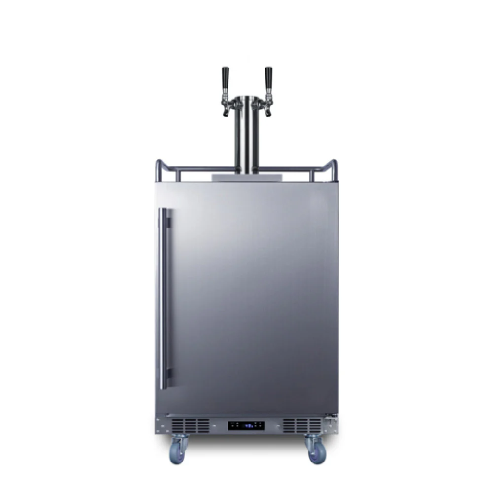 Summit SBC683OSTWINBW Outdoor Beer & Wine Kegerator 24