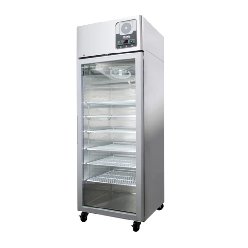 Migali Industries G-1RG-HC Medical-Grade Refrigerator 21.4 Cu. Ft. Capacity Single Glass Door Migali Industries G-1RG-HC Medical-Grade Refrigerator 21.4 Cu. Ft. Capacity Single Glass Door
