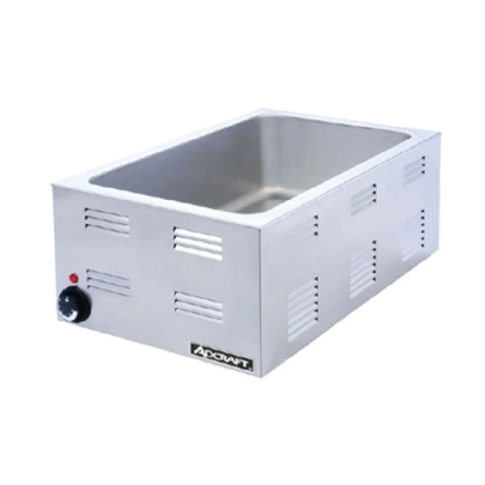 FW-1200W 12 Inch Food Warmer Electric Stainless Steel Countertop with Deep Well