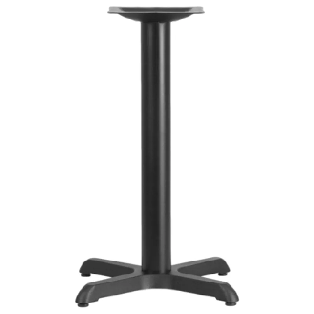 Flash Furniture XU-T2222-GG 22 Inch Dining Table Base Cast Iron Black Powder Coat