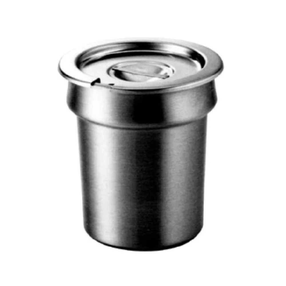Wells 20774 4 Quart Round Inset with Lid for Steam Table