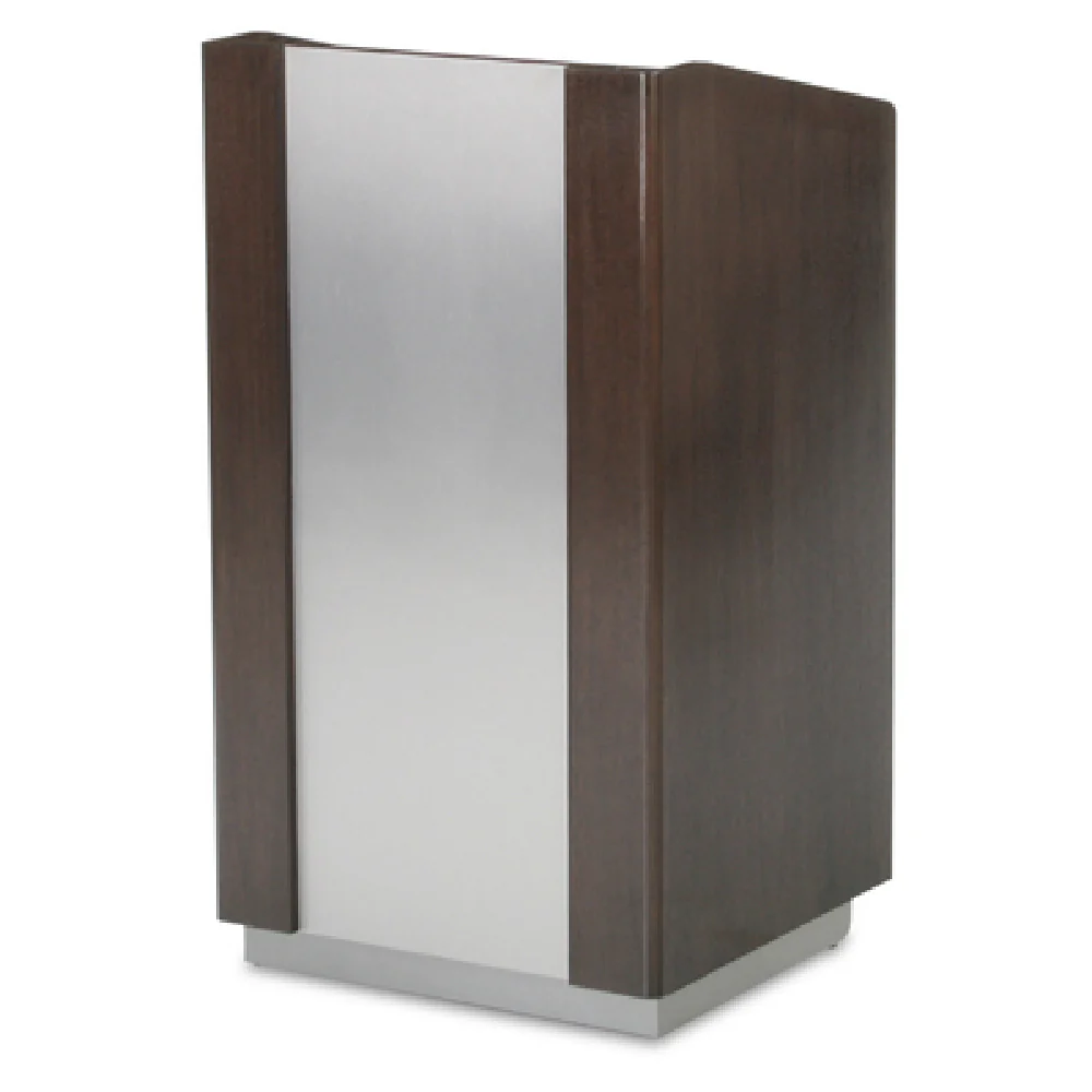 Forbes Industries 5908 25-1/2 Inch Wood Floor Podium with Center Shelf and Wheels Forbes Industries 5908 25-1/2 Inch Wood Floor Podium with Center Shelf and Wheels