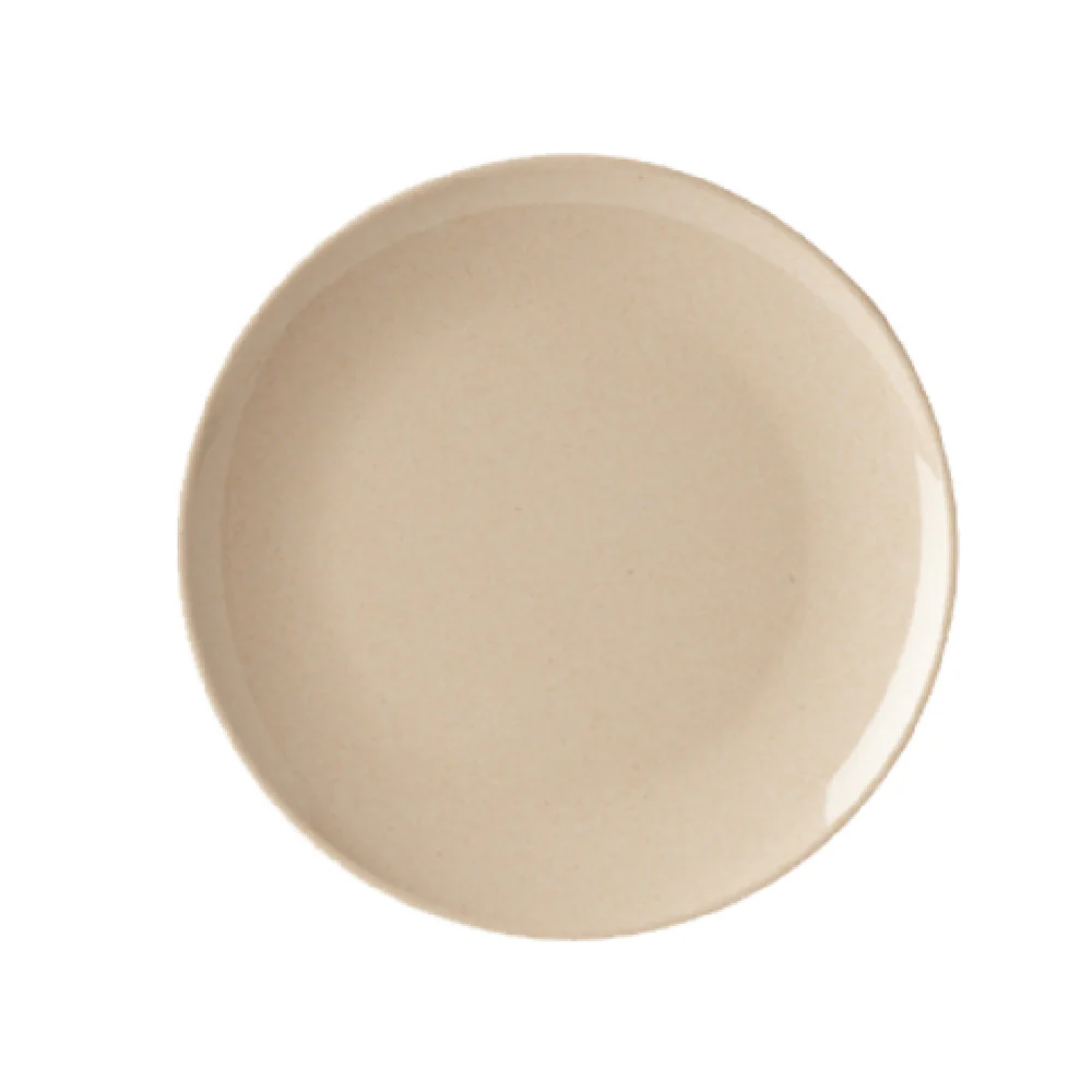 GET Enterprises BAM-12075 10-Inch Round Coupe Plate Break-Resistant Beige