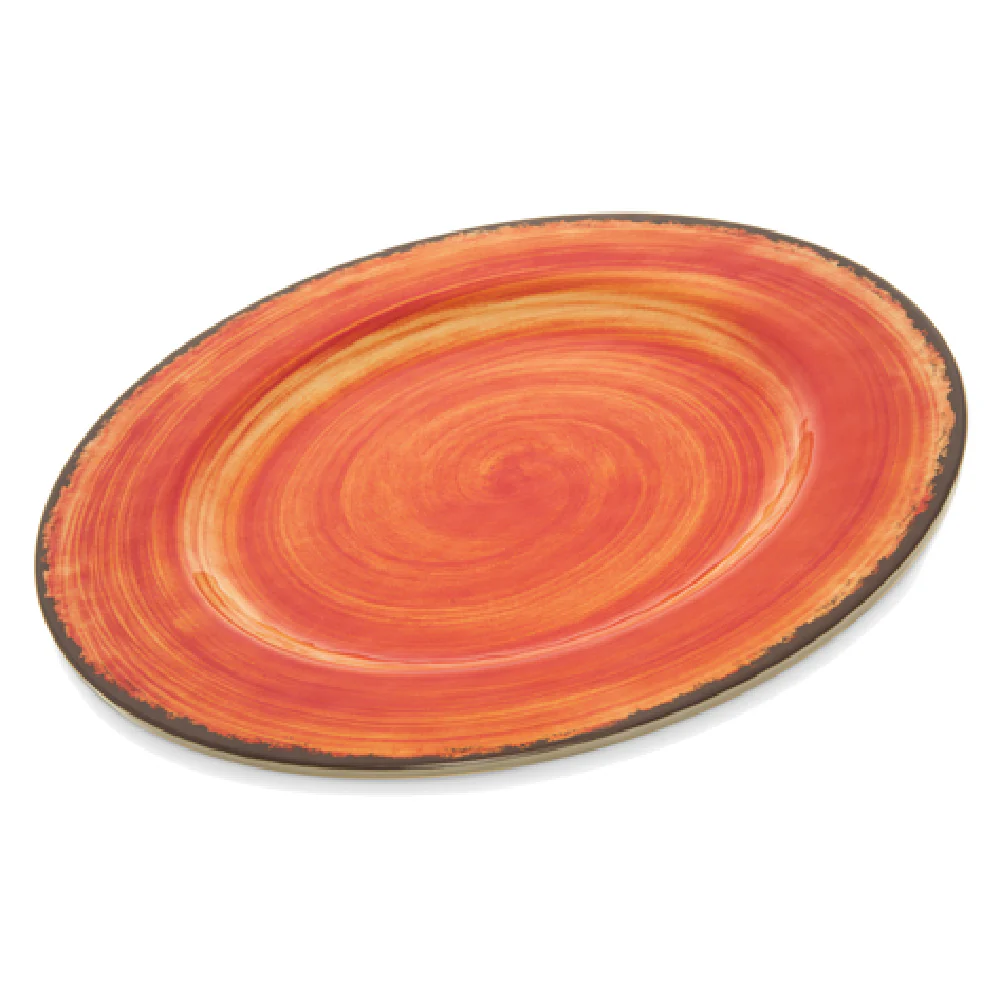Carlisle 5400252 9 Inch Round Salad Plate Melamine Swirl Design BPA Free Carlisle 5400252 9 Inch Round Salad Plate Melamine Swirl Design BPA Free