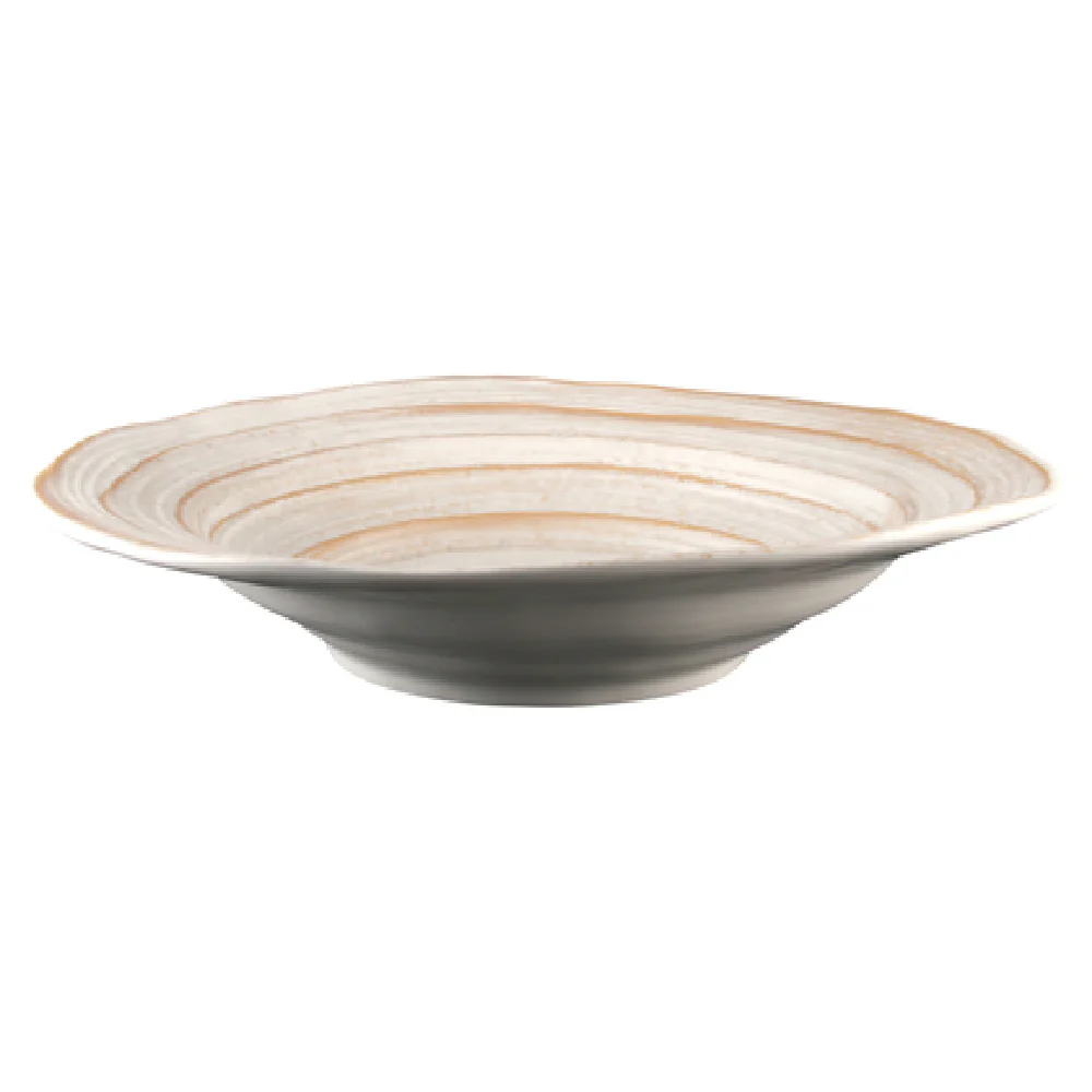 GET Enterprises M18BST-OWD 4-3/4 Quart Serving Bowl White Melamine Irregular Round GET Enterprises M18BST-OWD 4-3/4 Quart Serving Bowl White Melamine Irregular Round