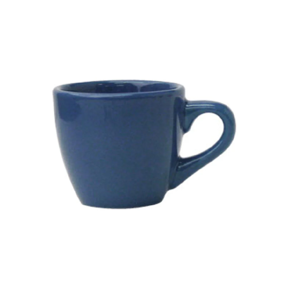 International Tableware CA-35-LB 3-1/2 Oz. A.D. Cup Lead Free Ceramic Light Blue