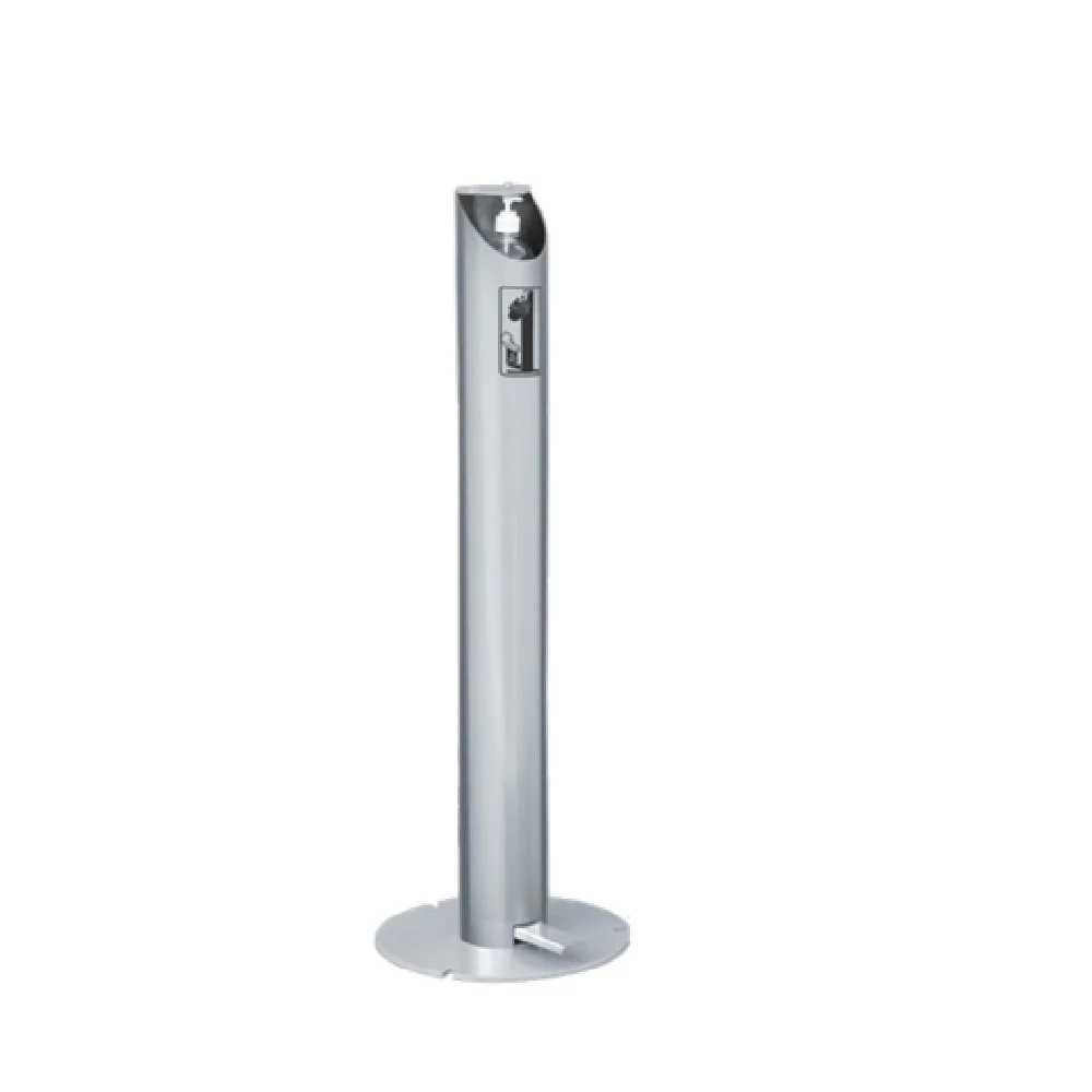 Emuamericas LLC UV1-30 12 Inch Hand Sanitizing Station Stainless Steel Foot Pump Hands Free