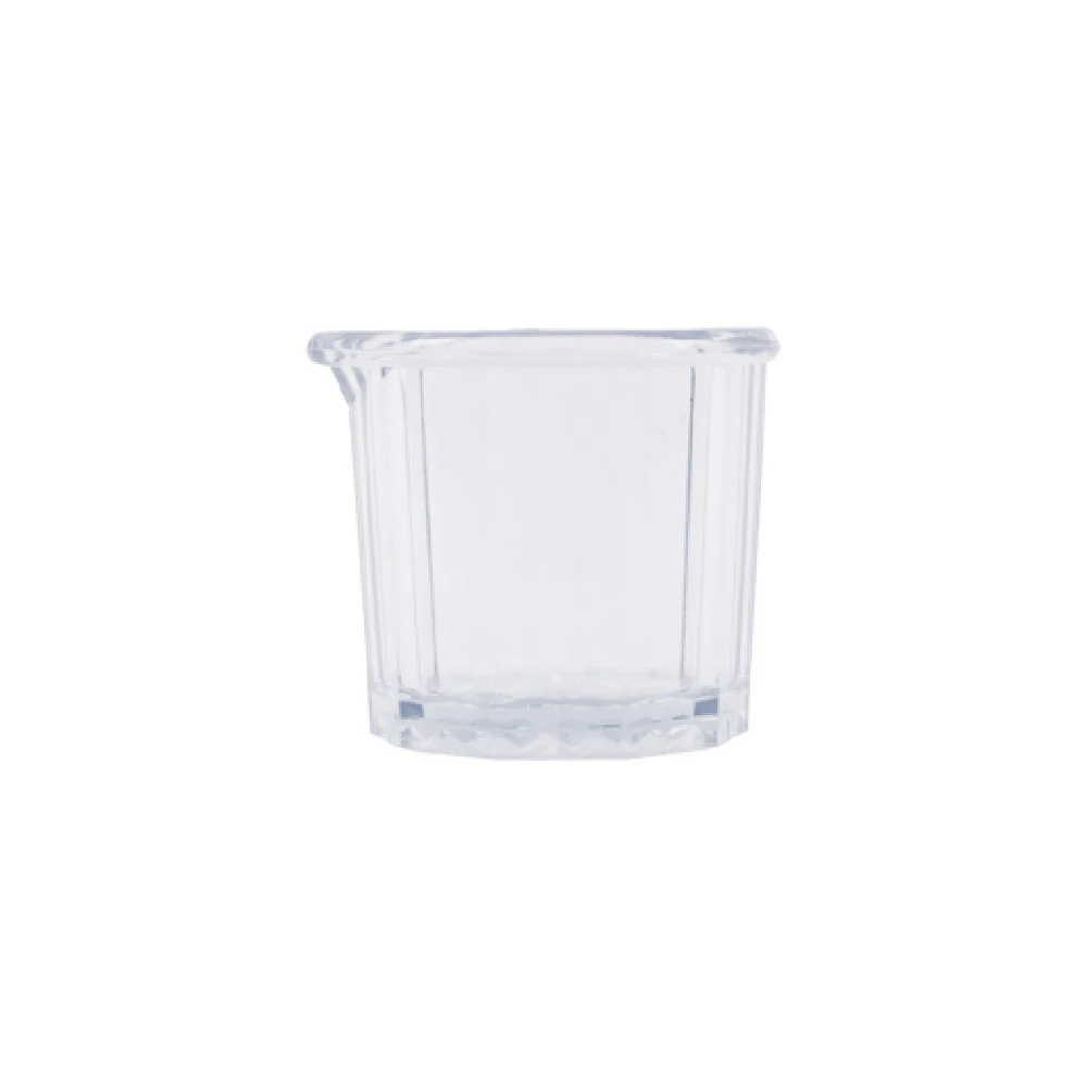 CAC China SPPL-2 2 Oz. BPA Free Clear Syrup Cream Pitcher SAN Plastic CAC China SPPL-2 2 Oz. BPA Free Clear Syrup Cream Pitcher SAN Plastic