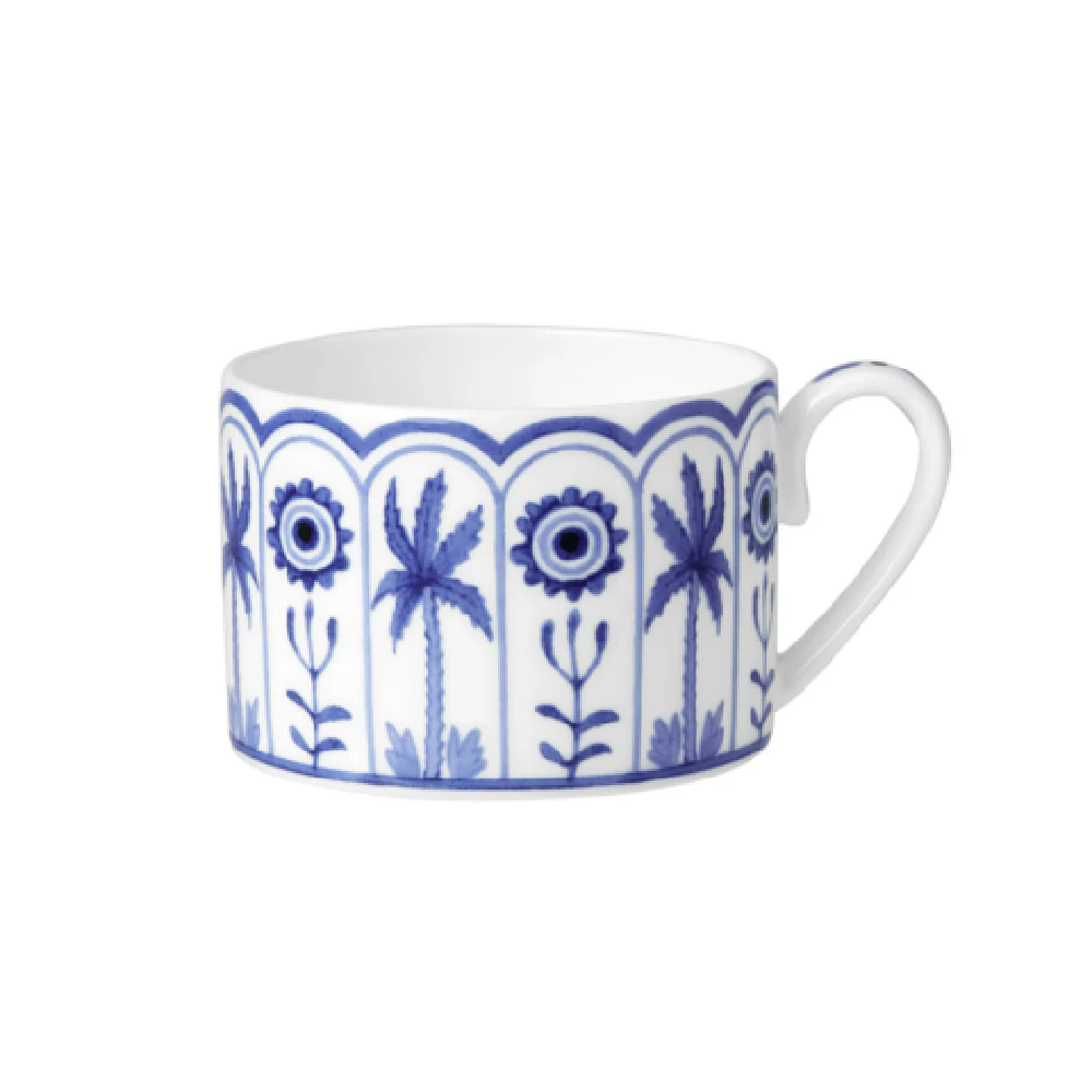 Steelite 82124AND0110 9.0 Oz Tea Cup Sultans Garden Blue Bone China