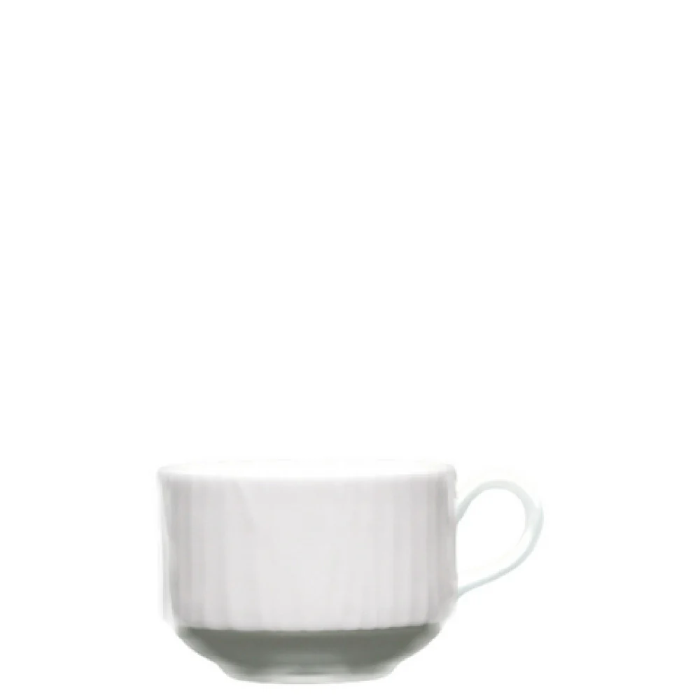Fortessa HBW-CYGNA-389 8 Oz Cygna Stack Coffee Cup Bone China White