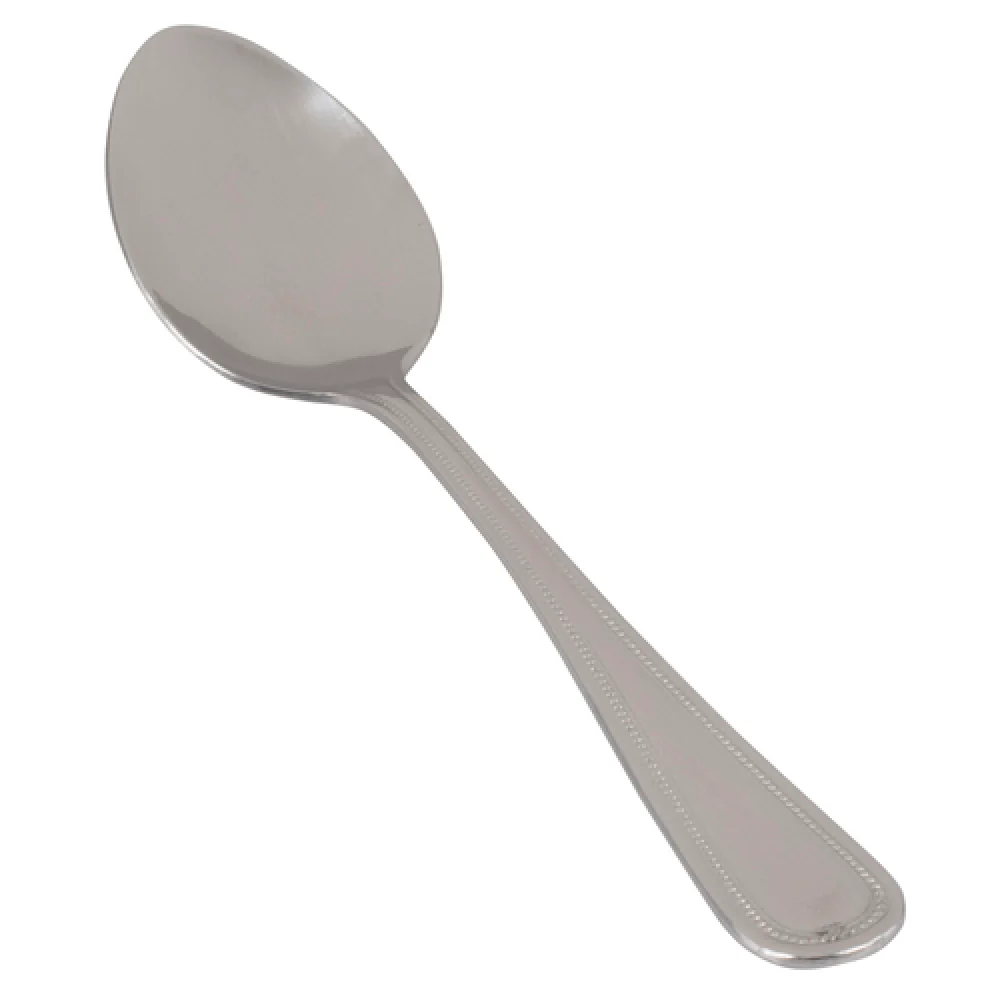 Stanton Trading FL120-03 7-3/8 Inch Dinner Spoon Heavy Weight 18/0 Stainless Steel Pearl Finish