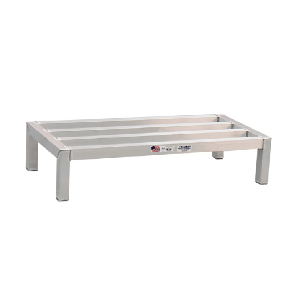 New Age Industrial 2051 24 Inch Dunnage Rack Heavy Duty Aluminum with Vented Design
