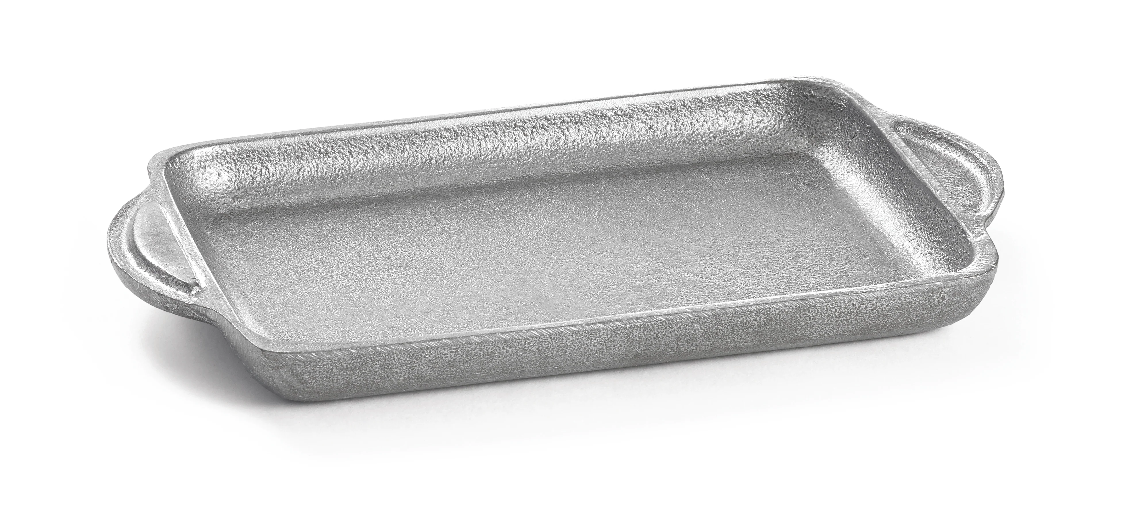 Tablecraft CW4212PB 7-1/2 Inch Cold Holding Tray Cast Aluminum Pigeon Blue Finish