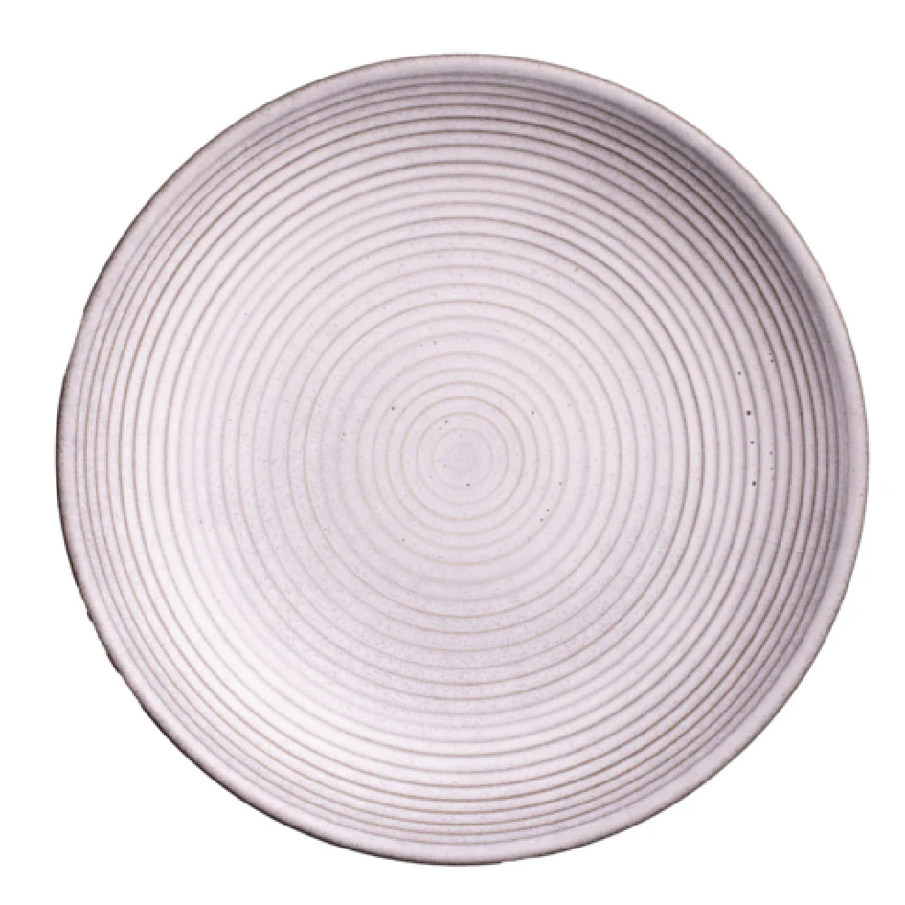 Vertex China E-8-F 8-7/8 Inch Coupe Round Plate China with Polished Foot Vertex China E-8-F 8-7/8 Inch Coupe Round Plate China with Polished Foot