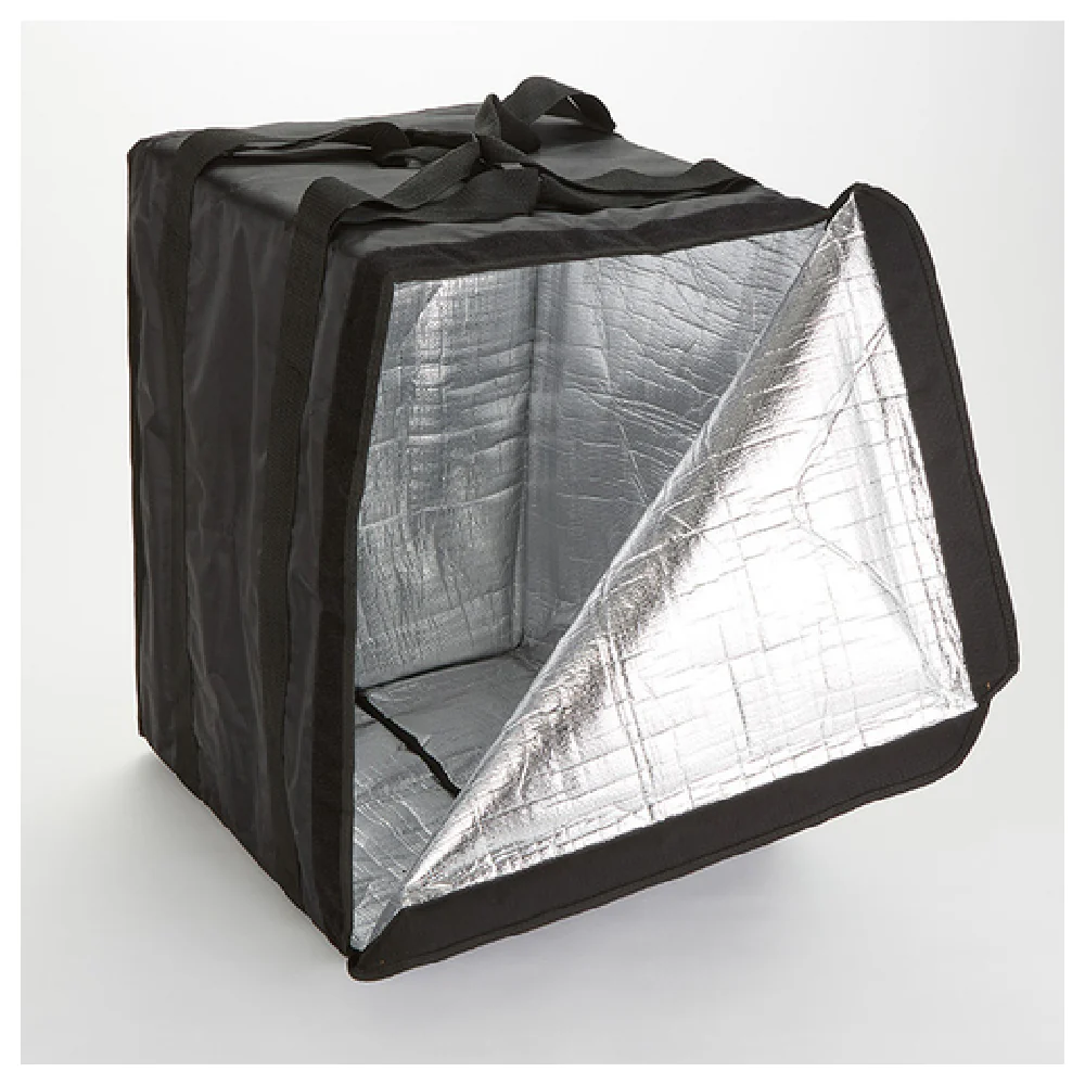 American Metalcraft BLBAG26 19 Inch Deluxe Pizza Delivery Bag Black Nylon