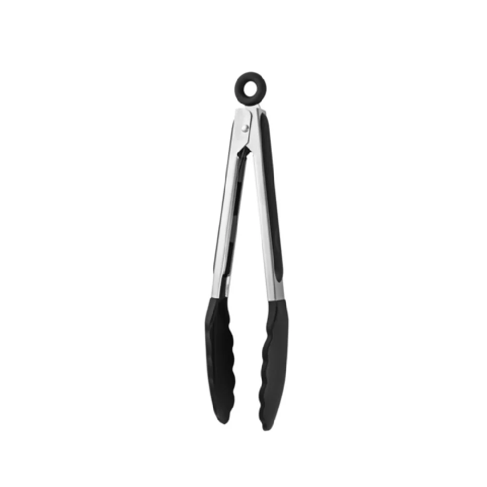 CAC China STSH-9 9 Inch Utility Tong with Silicone Head Stainless Steel