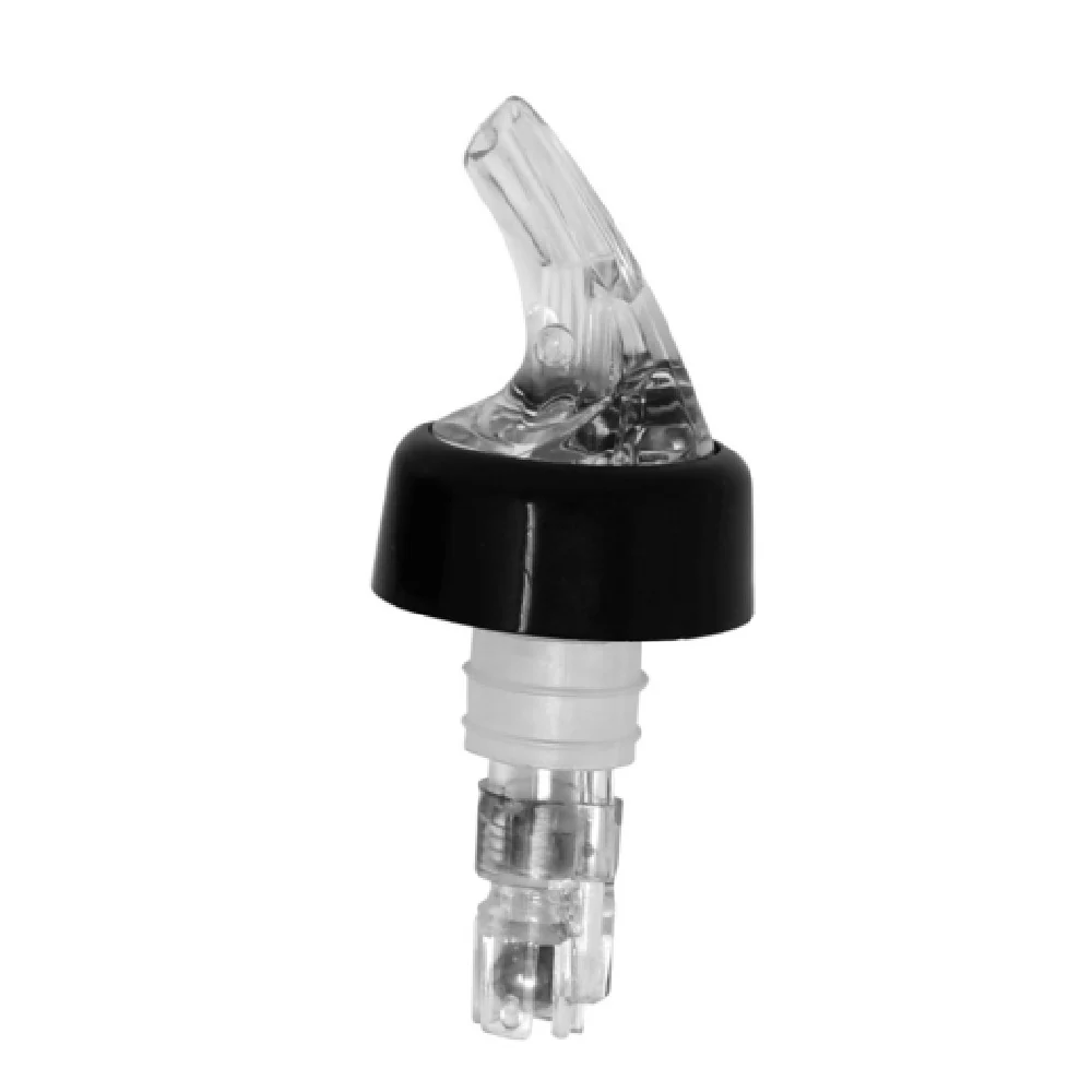 Omcan 80881 1 Oz Liquor Pourer Clear Spout with Collar 12 Packs